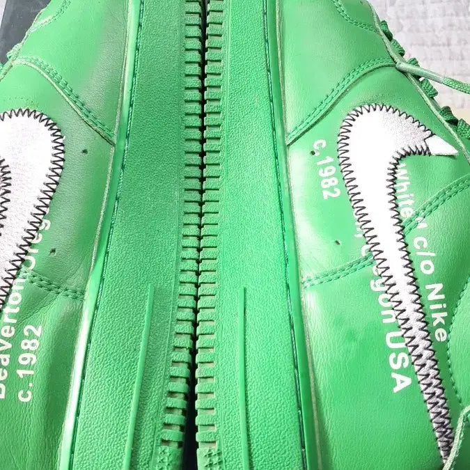 [BUNJANG] Nike Air Force 1 SHOELACES Sneakers / 나이키 에어포스1 그린 스니커즈 "SHOELACES"