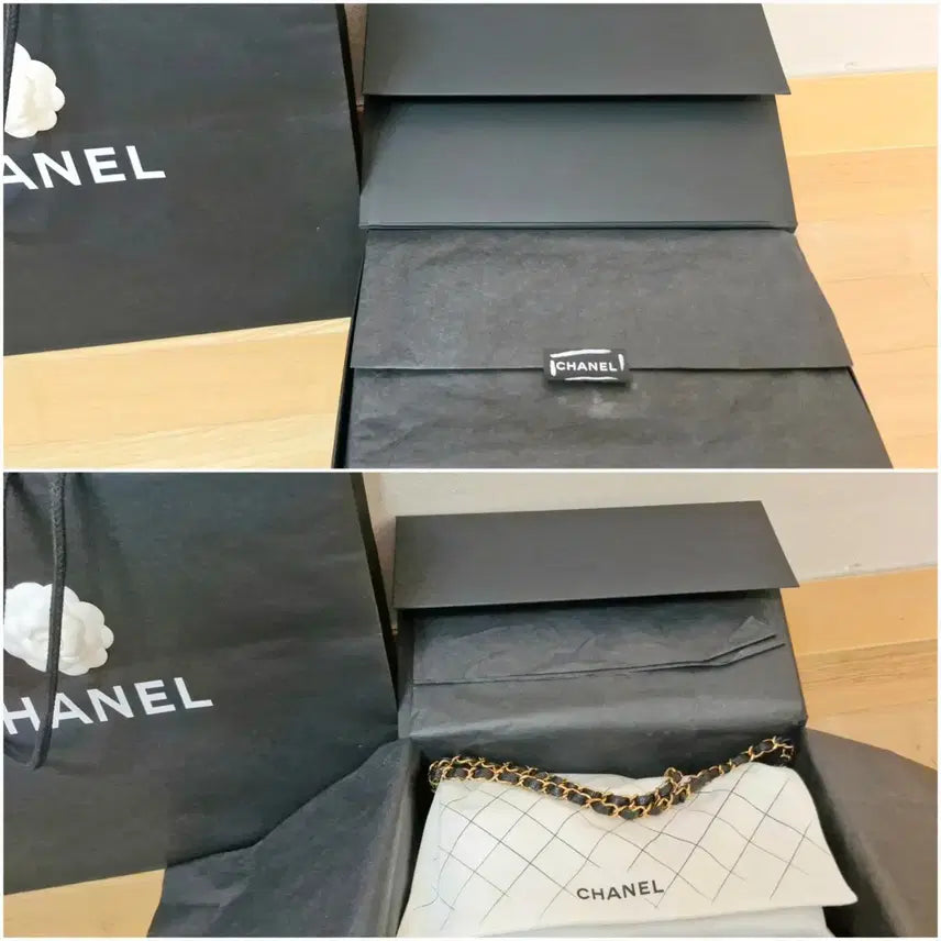 [BUNJANG] Chanel Classic Caviar Small Gold Hardware Handbag / 샤넬 클래식 캐비어 스몰 금장 내장칩 새상품급