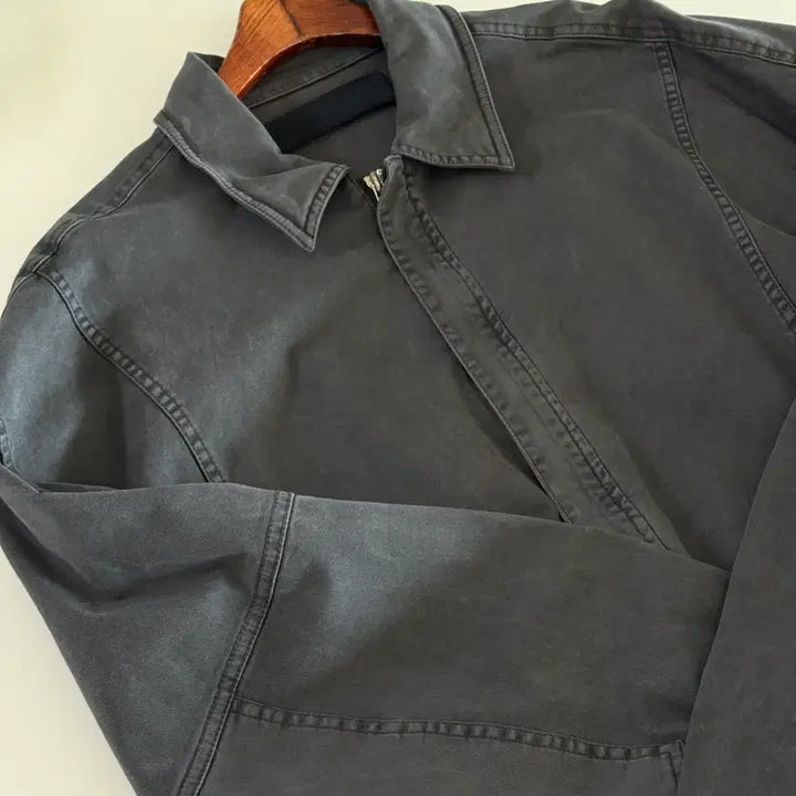 [BUNJANG] Juun.J Garment Dyed Cropped Blouson / [48] 준지 가먼트다잉 크롭 블루종