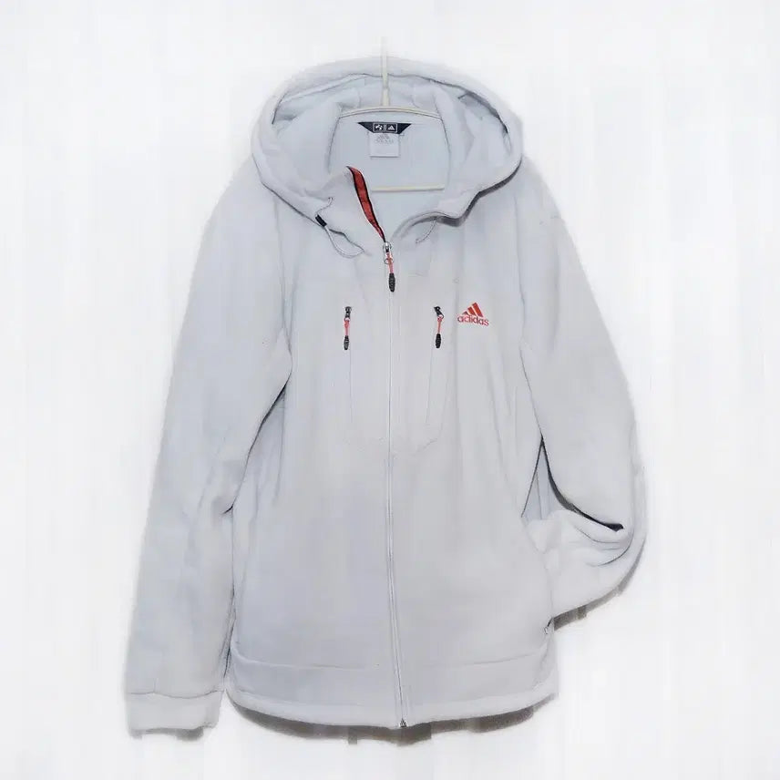 [BUNJANG] Adidas Climawarm Active Heavy Fleece Full-Zip Hoodie Jacket (Size 110 / Fits 105-110) / 아디다스 클리마웜 엑티브 헤비 후리스 후드집업 (105-110)