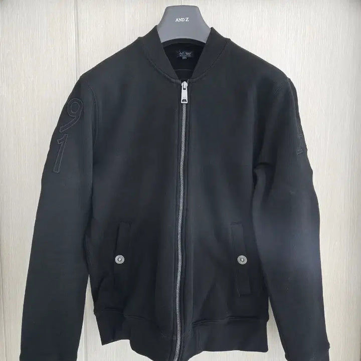[BUNJANG] Armani Jeans Bomber Jacket (Black L) / 알마니진 봄버 자켓(블랙  L)