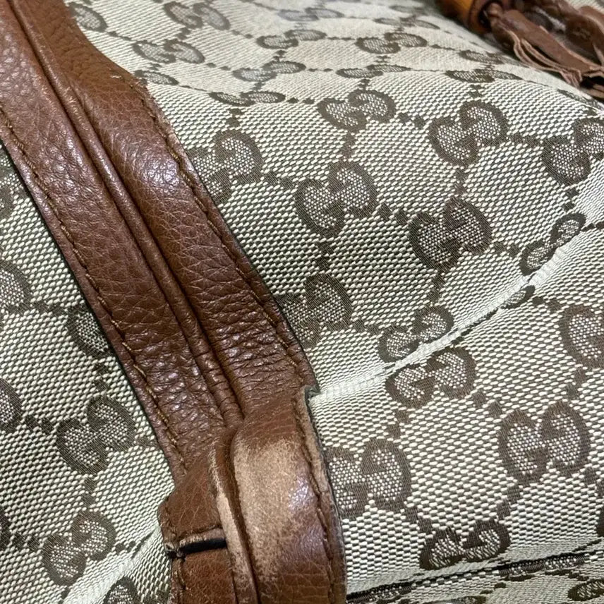 [BUNJANG] Gucci GG Jacquard Shopper Shoulder Bag / 구찌 GG 자카드 쇼퍼 숄더백(보증 영수증 보유)