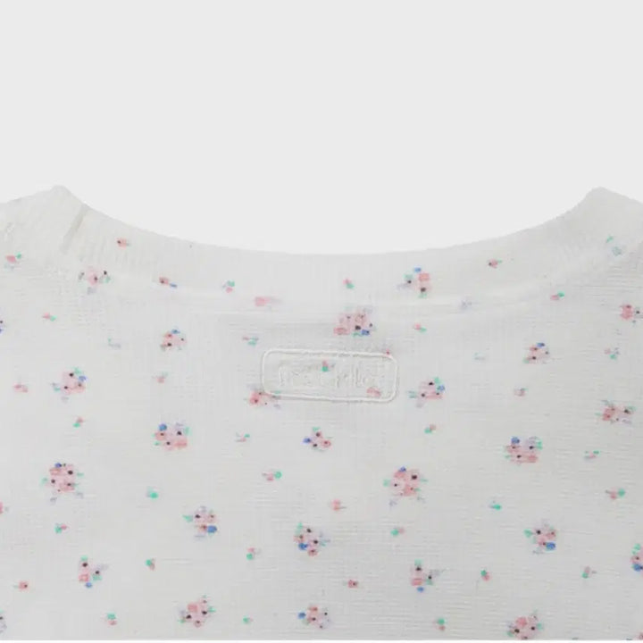 [BUNJANG] Freckle Flower Waffle Flare MTM Dress / [새상품]프레클플라워맨투맨원피스waffle flare mtm dress