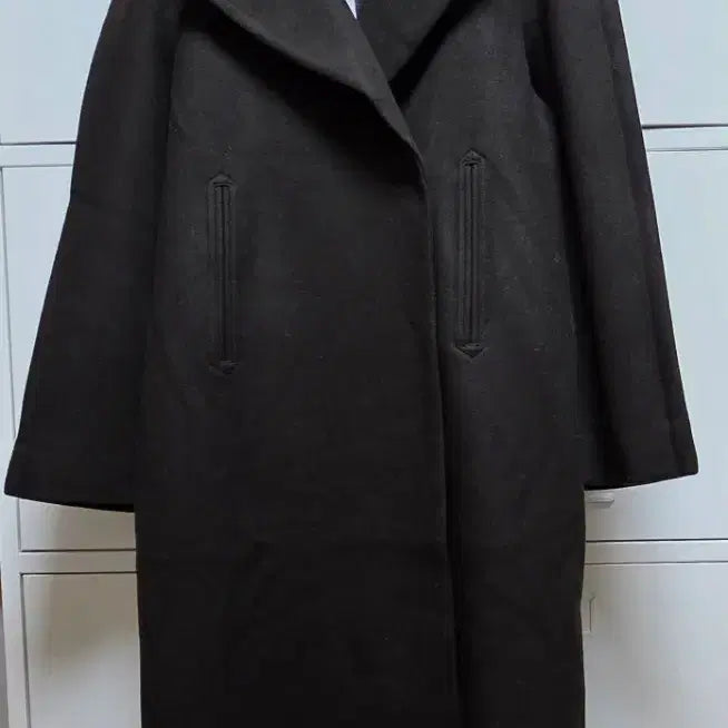 [BUNJANG] 45th Street Double Wool Collar Coat - Khaki / 45번가 더블 울 카라 코트 - 카키