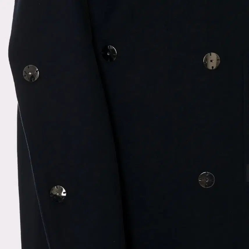 [BUNJANG] 45th Street Double Wool Collar Coat - Khaki / 45번가 더블 울 카라 코트 - 카키