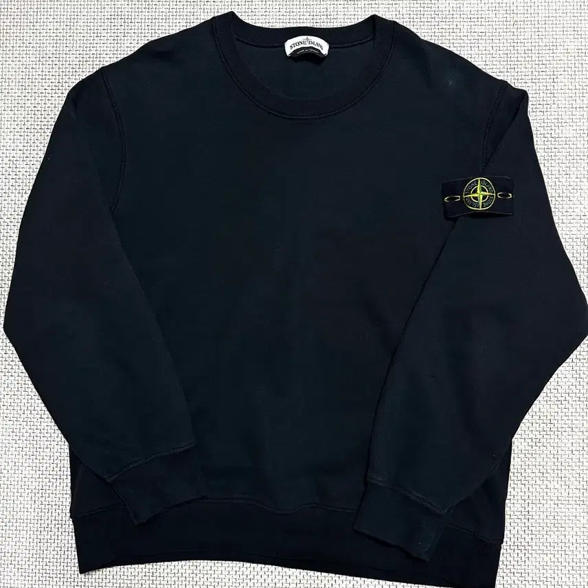 [BUNJANG] Stone Island Black Badge Sweatshirt / [XXL/당일배송] 스톤아일랜드 블랙 와펜 맨투맨