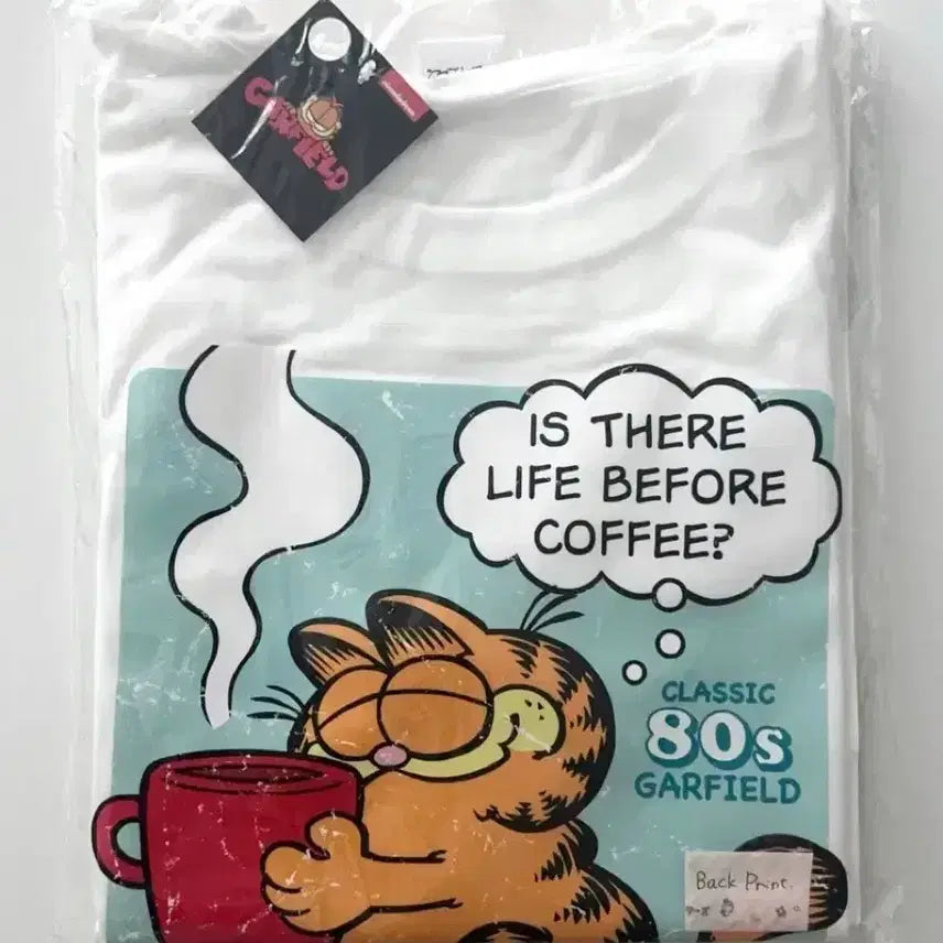 [BUNJANG] Garfield Vintage T-shirt / 80s 가필드 티셔츠 새상품 일본정품 고전디자인 빈티지