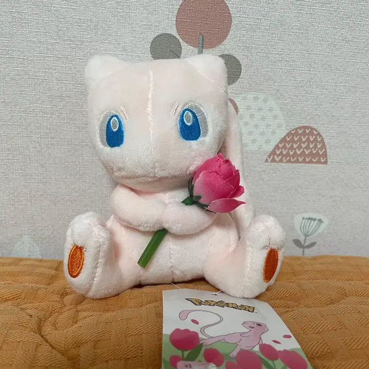 [BUNJANG] Pokemon Mew Plush Doll with Bouquet / 포켓몬스터 꽃다발 뮤 인형