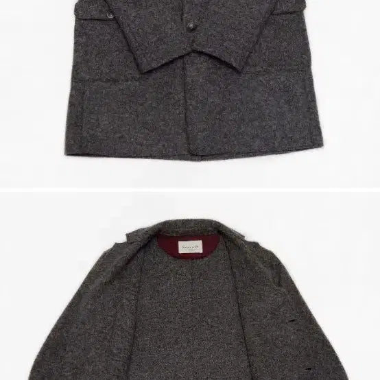 [BUNJANG] Wool & Co By Series Wool Felt Coat Jacket (M) / 울앤코 바이 시리즈 이태리 메이드 울펠트 코트 자켓 (M / 100+)
