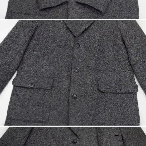 [BUNJANG] Wool & Co By Series Wool Felt Coat Jacket (M) / 울앤코 바이 시리즈 이태리 메이드 울펠트 코트 자켓 (M / 100+)