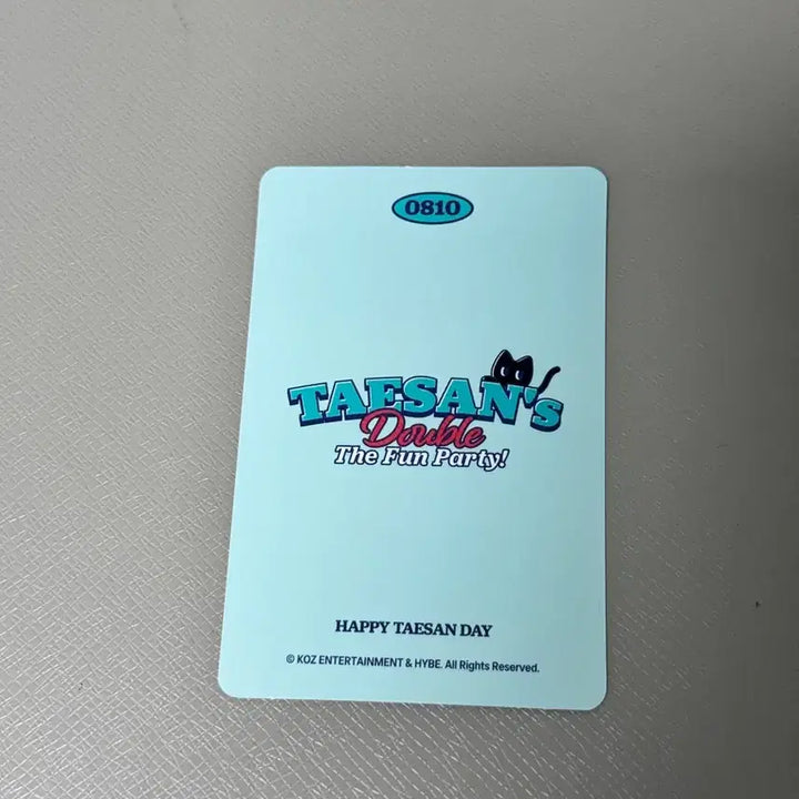 [BUNJANG] Han Taesan 2025 Birthday Photocard / 2025 한태산 생일포카 팝니다