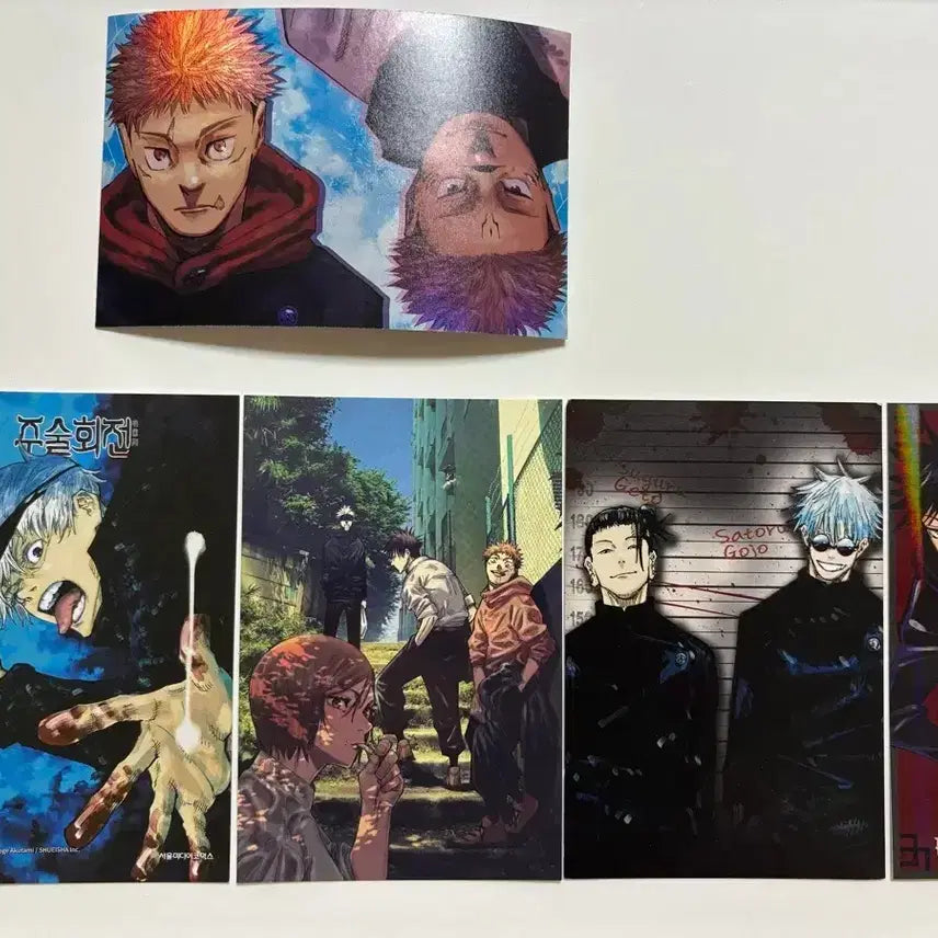 [BUNJANG] Jujutsu Kaisen Official Goods Bundle Set / (일괄)주술회전 포카/엽서 고죠게토
