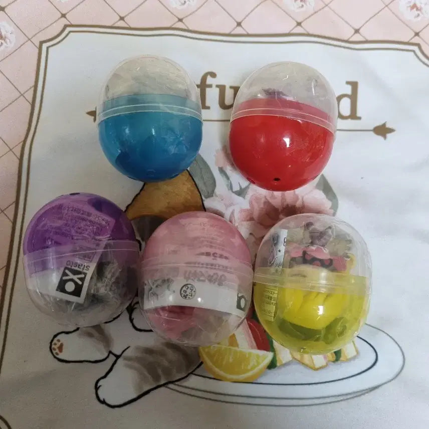 [BUNJANG] Madoka Magica Onemutan Figure Bundle Set / 일괄 5 세트)마법소녀 마도카 마기카 오네무탄 마마마 가챠 피규어