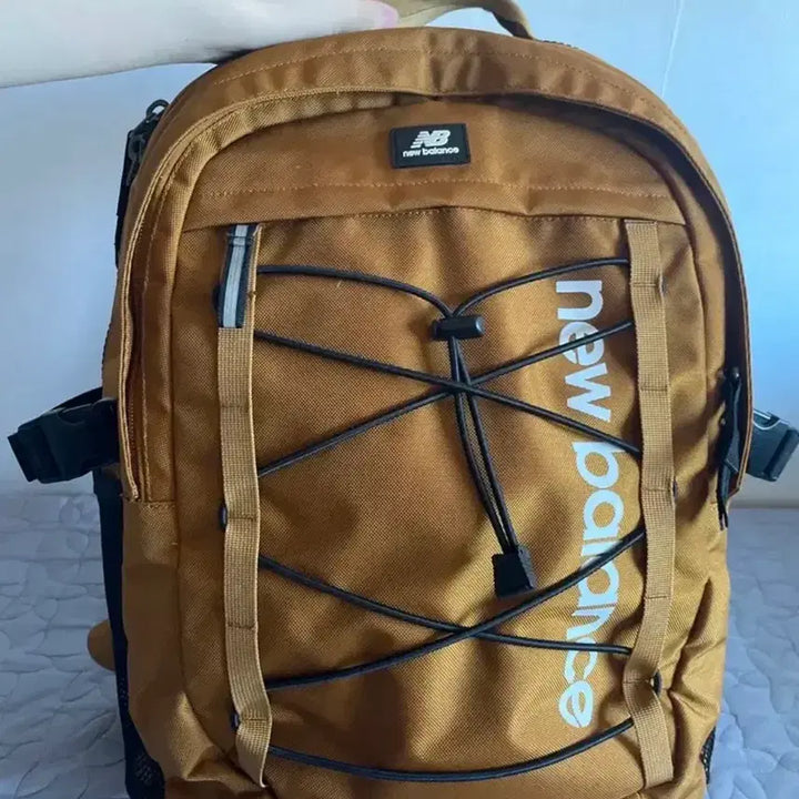 [BUNJANG] New Balance Brown Backpack / 뉴발란스 브라운 책가방 백팩