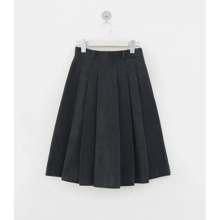 [BUNJANG] Aftermonday Denim Pleated Midi Skirt / 에프터먼데이 데님 플리츠 미디 스커트 흑청 s