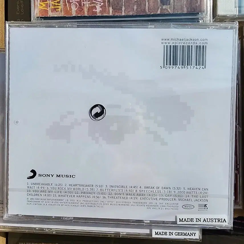 [BUNJANG] Michael Jackson Invincible CD / 마이클잭슨 Invincible CD