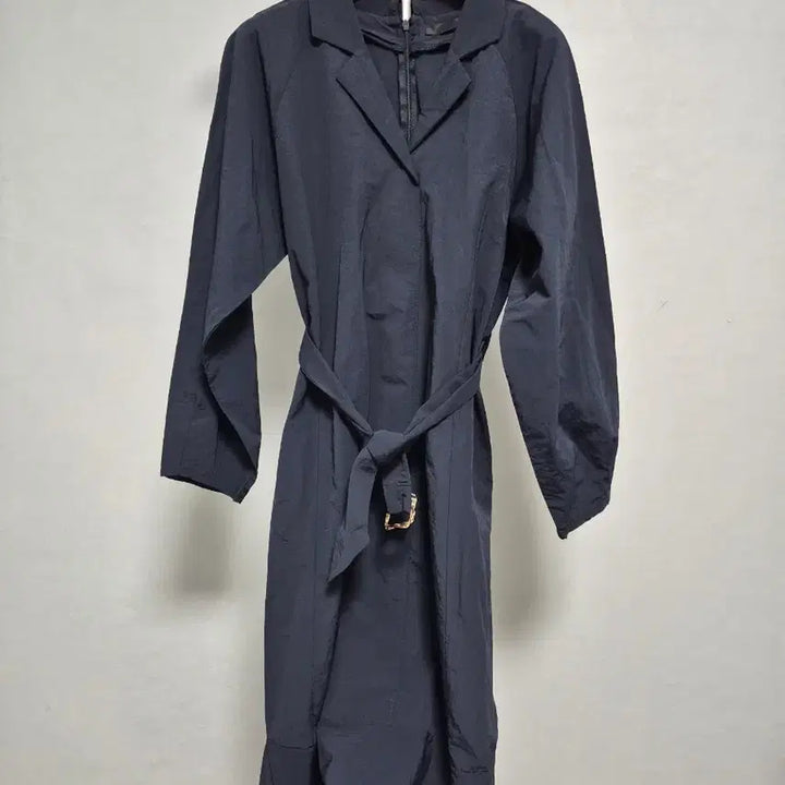 [BUNJANG] LeShop Navy Long Dress with Belt / 르샵 롱원피스