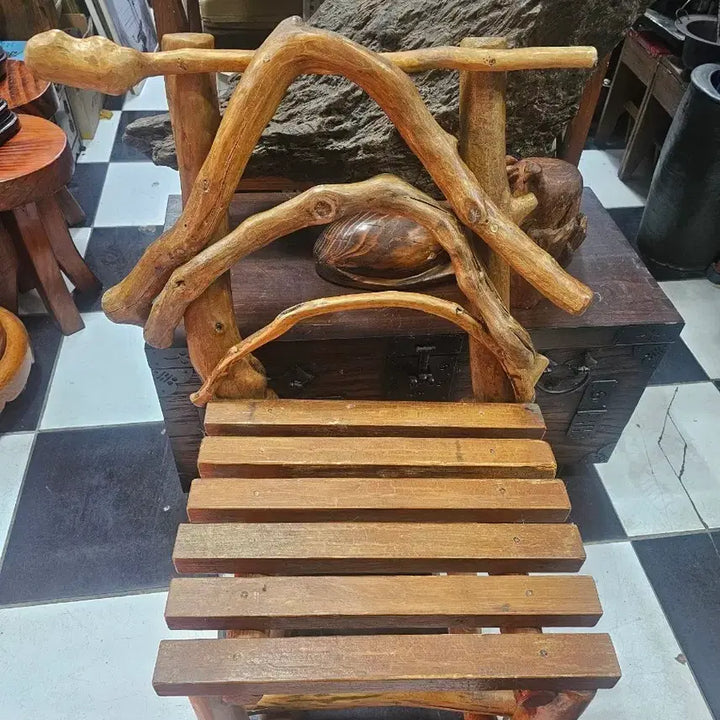[BUNJANG] Wooden Chair / 나무 의자
