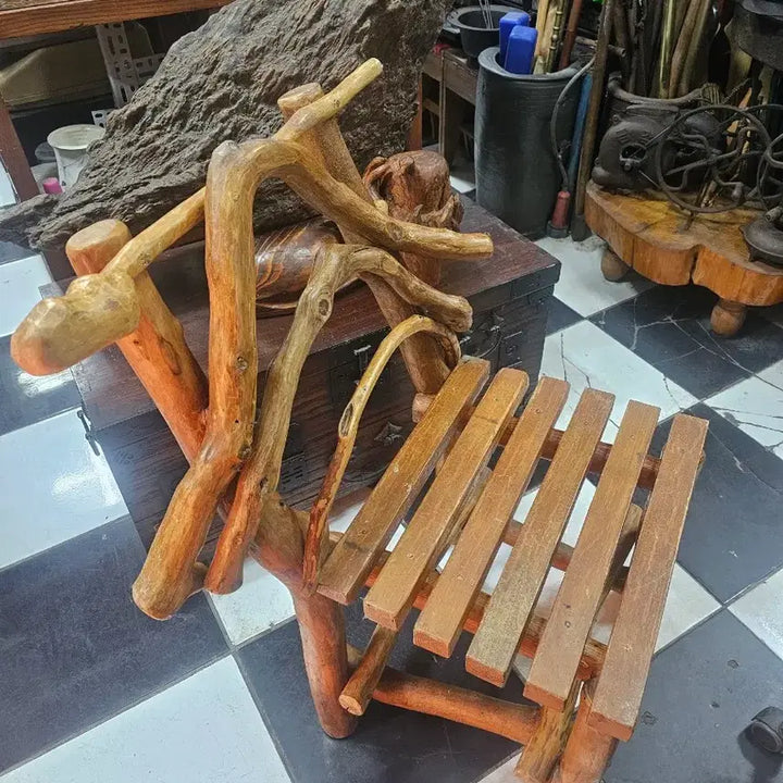 [BUNJANG] Wooden Chair / 나무 의자