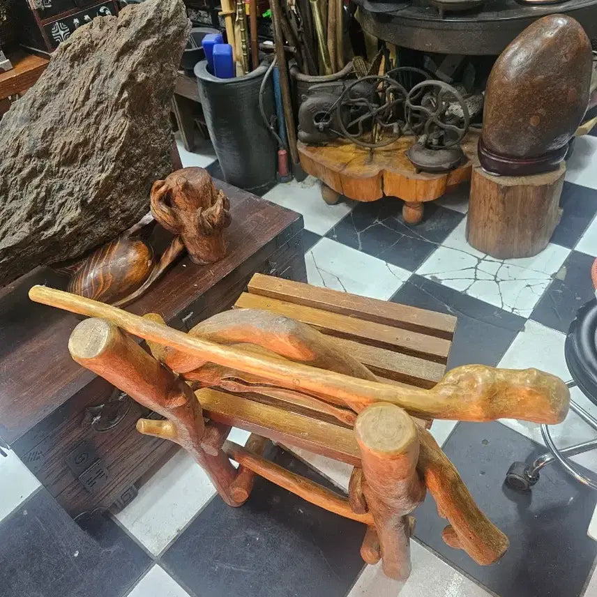 [BUNJANG] Wooden Chair / 나무 의자