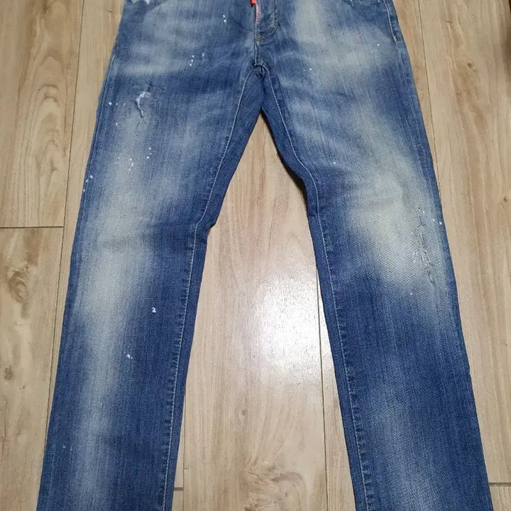 [BUNJANG] Dsquared2 Neon Logo Slim Jeans (Size 48/30) / 정품 디스퀘어드 네온로고 초판 슬림진 48(30)