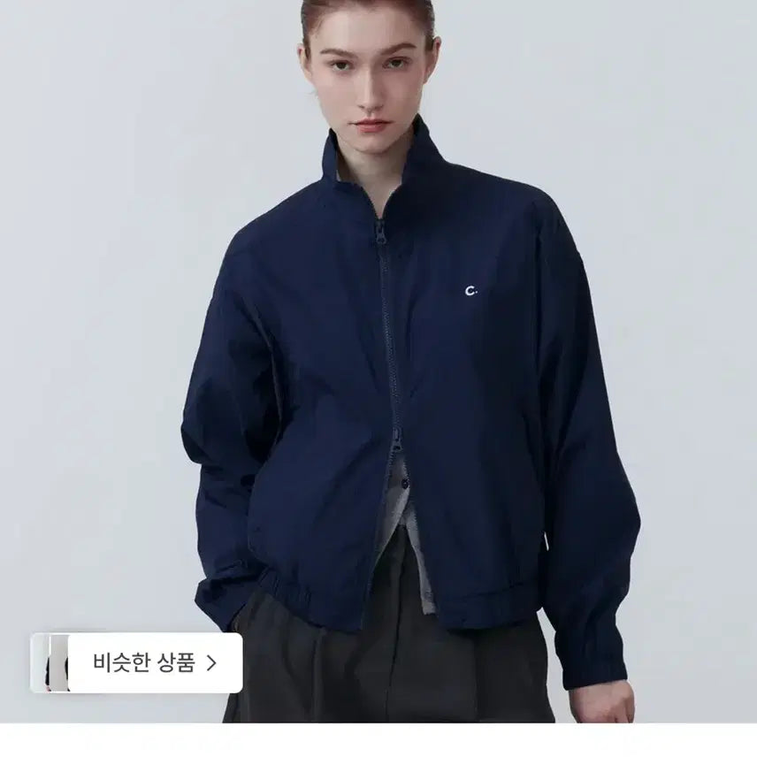 [BUNJANG] Clove Navy Windbreaker Jacket / 클로브 바람막이