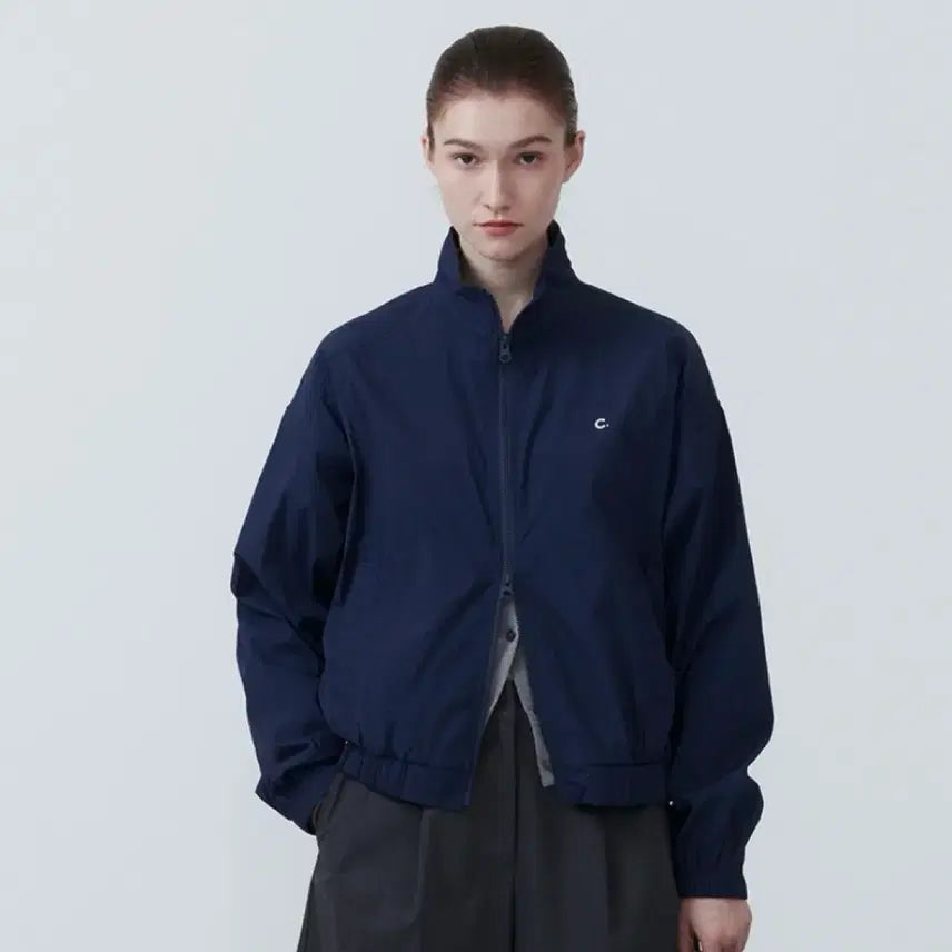 [BUNJANG] Clove Navy Windbreaker Jacket / 클로브 바람막이