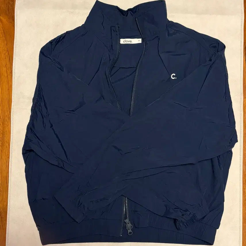 [BUNJANG] Clove Navy Windbreaker Jacket / 클로브 바람막이