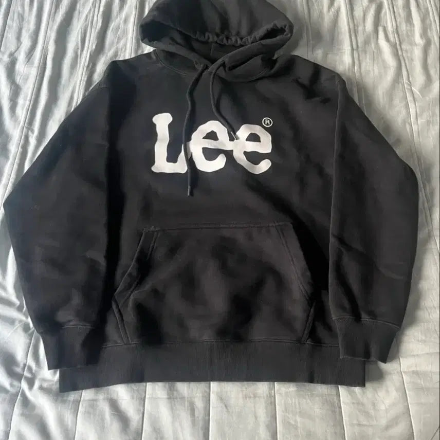 [BUNJANG] Lee Black Hoodie S / lee 리후드티 블랙 s
