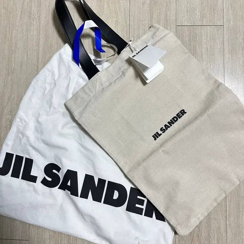 [BUNJANG] Jil Sander Canvas Eco Bag (Large) / 질샌더 캔버스 공용 에코백 라지(JSPU852457 WU)