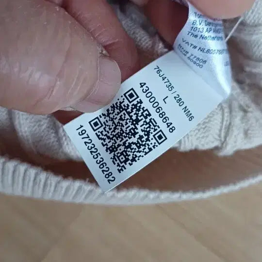 [BUNJANG] Tommy Hilfiger Cable Knit Sweater / 타미힐피거 얇은 꽈배기 니트