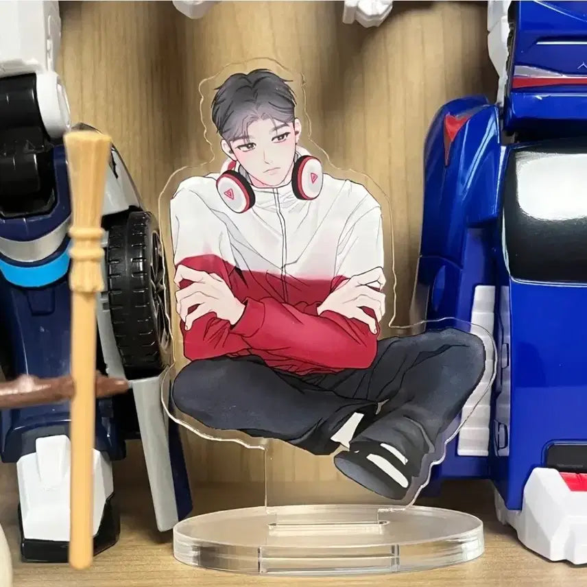 [BUNJANG] Tobot Semo Acrylic Stand / 또봇 비공굿 세모 아크릴 스탠드