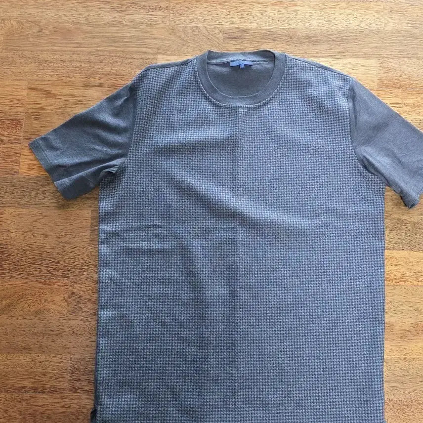 [BUNJANG] Lanvin Houndstooth Color Block T-shirt / Lanvin 배색 하운드투스 반팔 티셔츠
