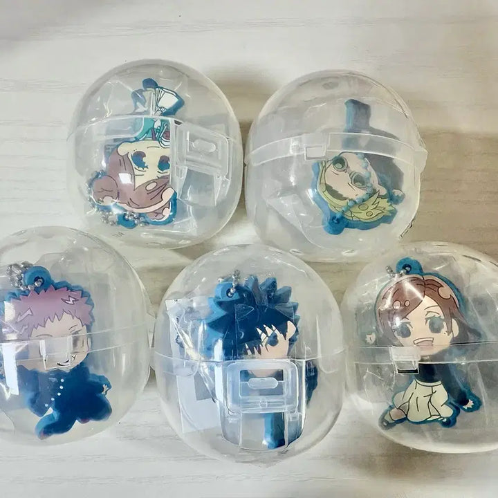 [BUNJANG] Jujutsu Kaisen Rubber Strap Bundle Set / 원가양도)주술회전 러버스트랩 가챠 일괄5종