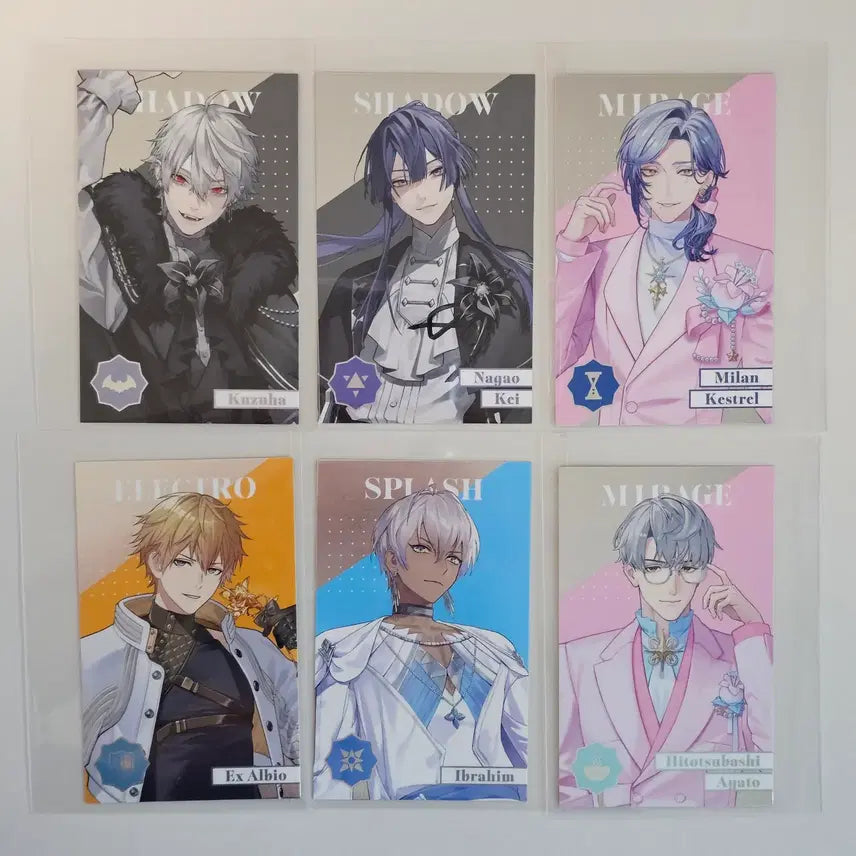 [BUNJANG] Nijisanji 8th Anniversary Metal Card Bundle Set / (일괄) 니지산지 8주년 메탈카드 특전 클리어카드