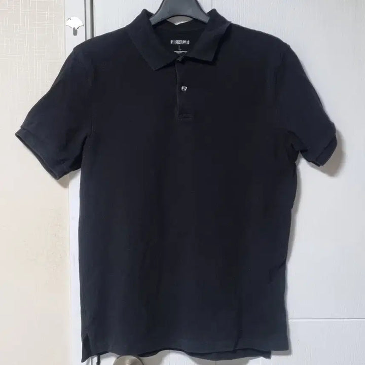 [BUNJANG] Giordano Black Polo Shirt L / 지오다노 검정 폴로 셔츠 L