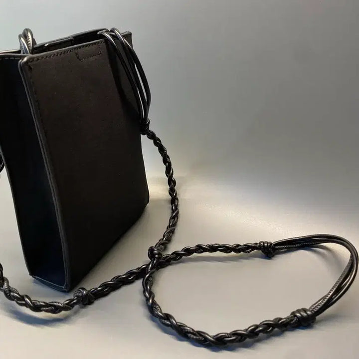 [BUNJANG] Minimal Pocket Crossbody Bag - Black / 미니멀 포켓 크로스백 블랙