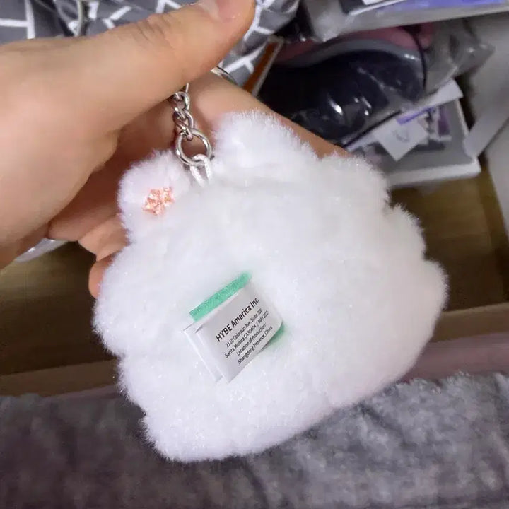 [BUNJANG] Woolly Bat Face Keychain / 뿔바투얼굴키링