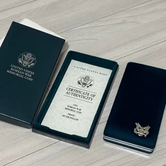 [BUNJANG] 1991 Korean War 38th Anniversary Commemorative Coin Medal / [OS] 1991년 발행 한국전쟁 38주년 기념 주화 메달