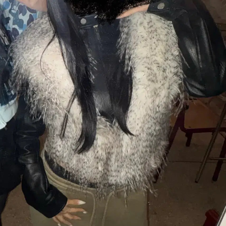 [BUNJANG] Jaded London Style Fur Vest / 제이디드런던st 퍼 조끼 갸루 오네갸루 y2k messygirl