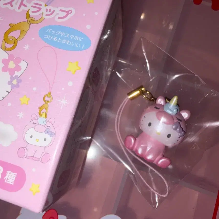 [BUNJANG] Hello Kitty Unicorn Keyring / 헬로키티 랜덤 키링