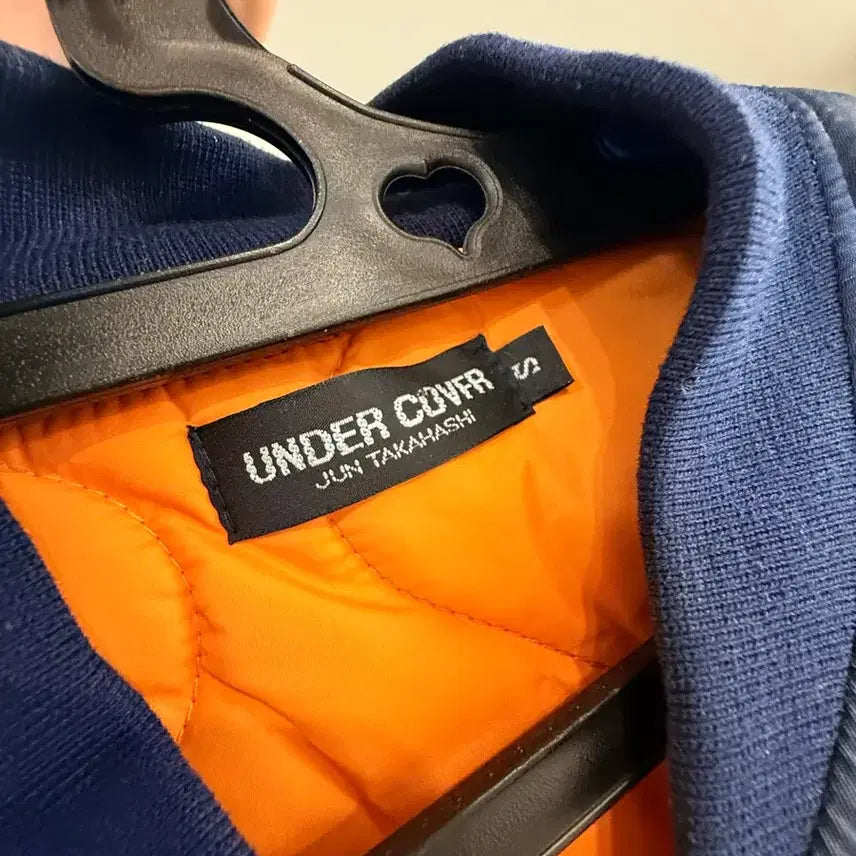 [BUNJANG] Undercover Takahashi Navy Floral Embroidered Bomber Jacket / (새상품)준 타카하시 언더커버 네이비 꽃 자수 봄버 자켓 S