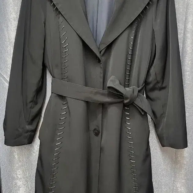 [BUNJANG] VISCONF Women's Long Coat / VISCONF 블랙 여성 롱코트