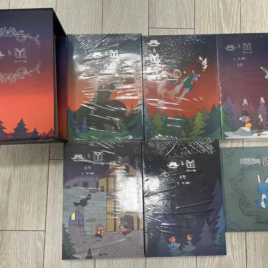 [BUNJANG] Su-Yeom Children's Book Bundle Set / 수염 멜빵 박스 세트 & 윌의 동화책 일괄 판매