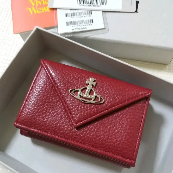 [BUNJANG] Vivienne Westwood Red Bifold Wallet / (정품) 비비안웨스트우드 레드 지갑 반지갑 비비안지갑 빨간색