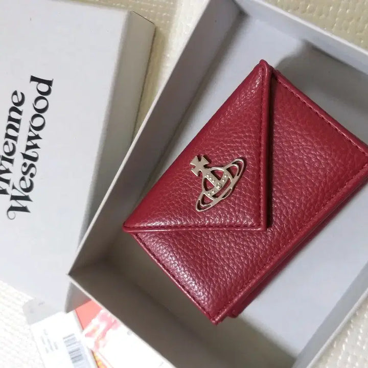 [BUNJANG] Vivienne Westwood Red Bifold Wallet / (정품) 비비안웨스트우드 레드 지갑 반지갑 비비안지갑 빨간색