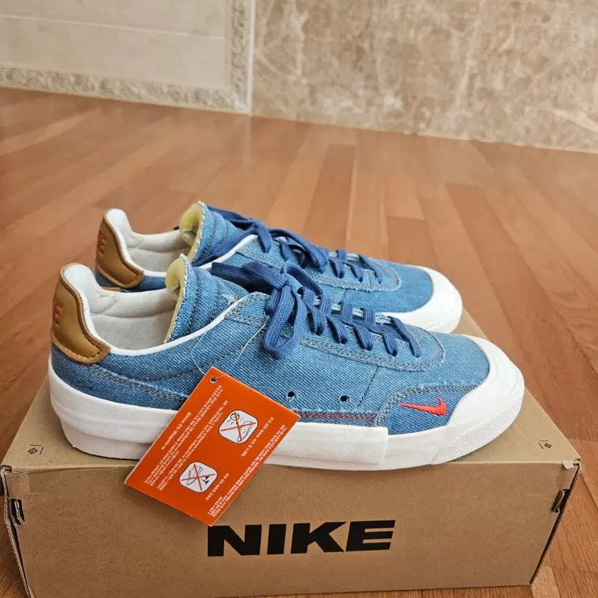 [BUNJANG] Nike Drop Type Denim Sneakers / 나이키 드롭타입 데님 265사이즈