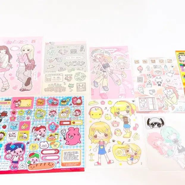 [BUNJANG] Various Stickers Bundle Set / 다꾸스티커 일괄/다꾸일괄/히나쿠우/모난베어/인물다꾸/다꾸띵/인물스티커