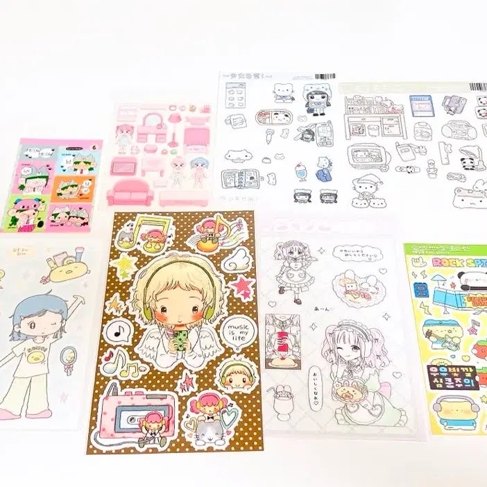 [BUNJANG] Various Stickers Bundle Set / 다꾸스티커 일괄/다꾸일괄/히나쿠우/모난베어/인물다꾸/다꾸띵/인물스티커