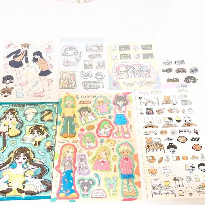 [BUNJANG] Various Stickers Bundle Set / 다꾸스티커 일괄/다꾸일괄/히나쿠우/모난베어/인물다꾸/다꾸띵/인물스티커